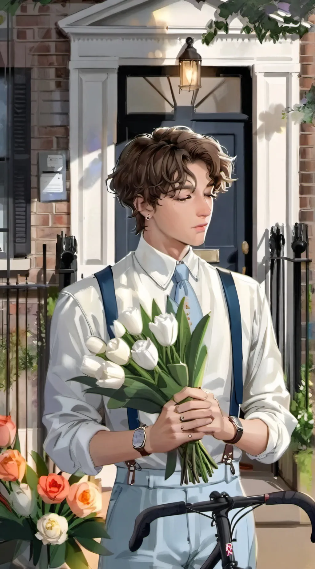 ai character: carter <3 background