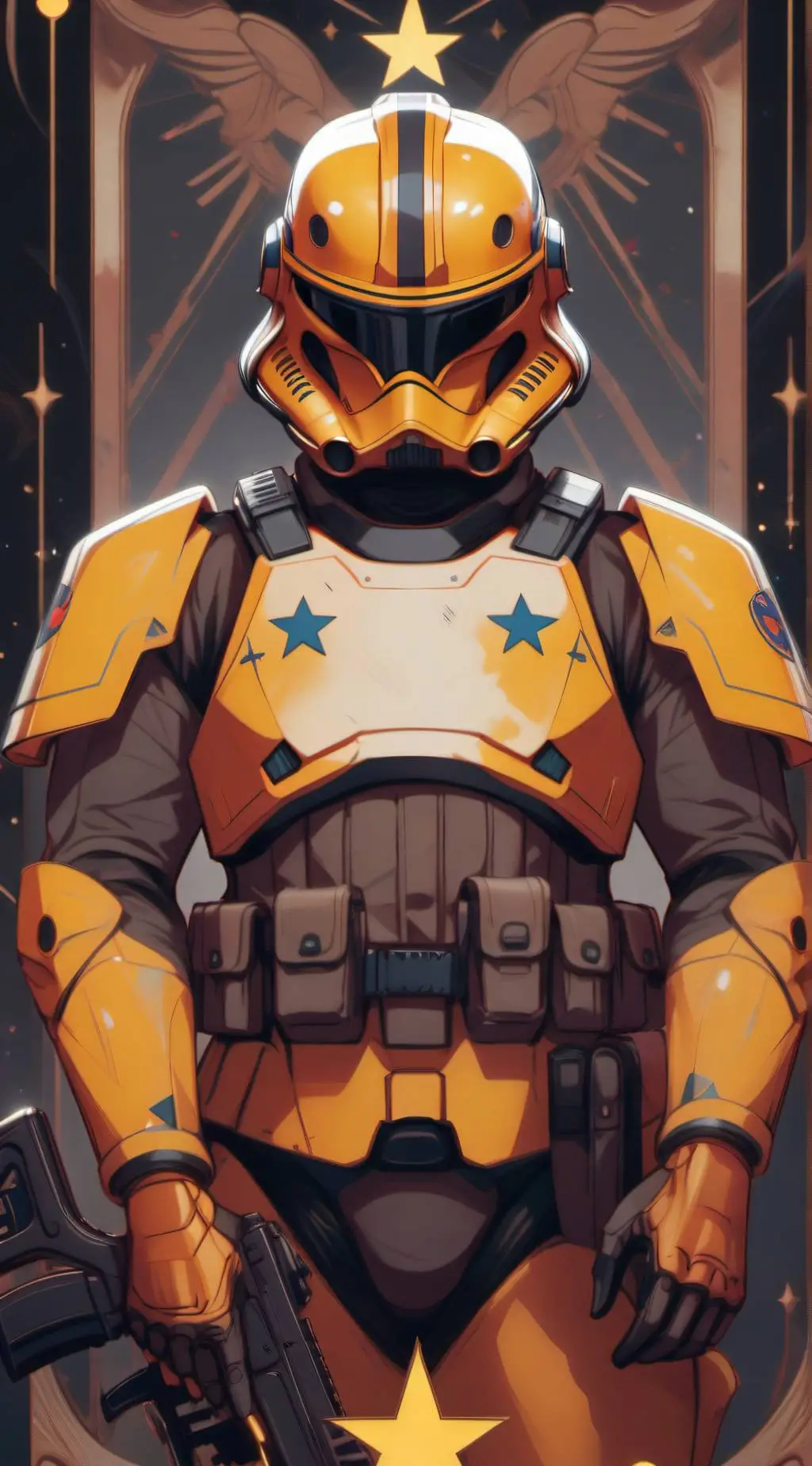 ai character: CT-Camron  background