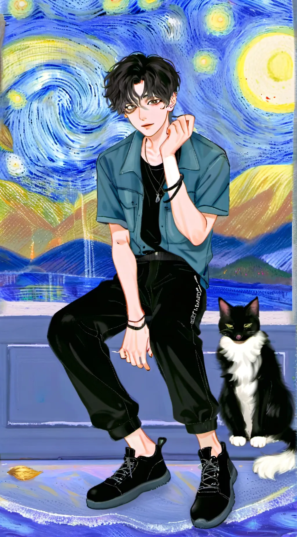 ai character: Douxie background