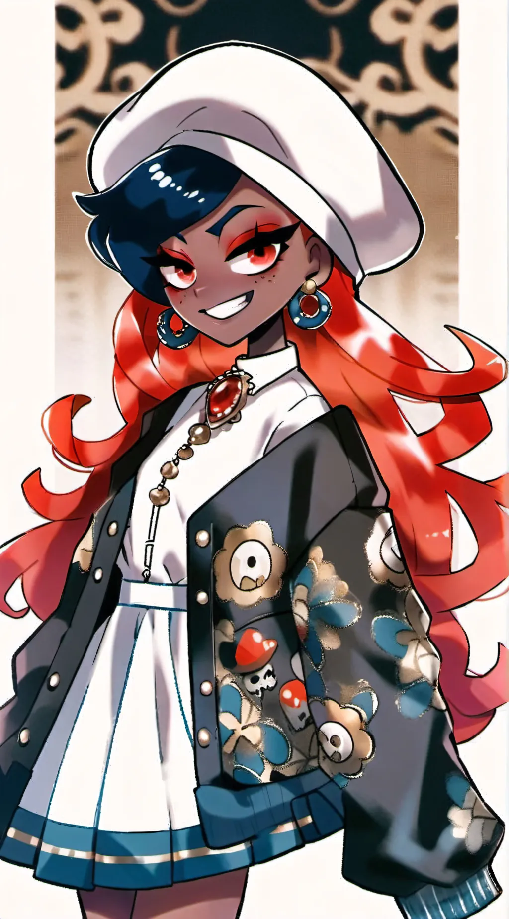 ai character: Velvette background