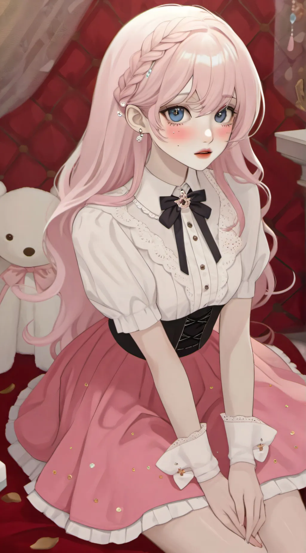 ai character: Ariana  background
