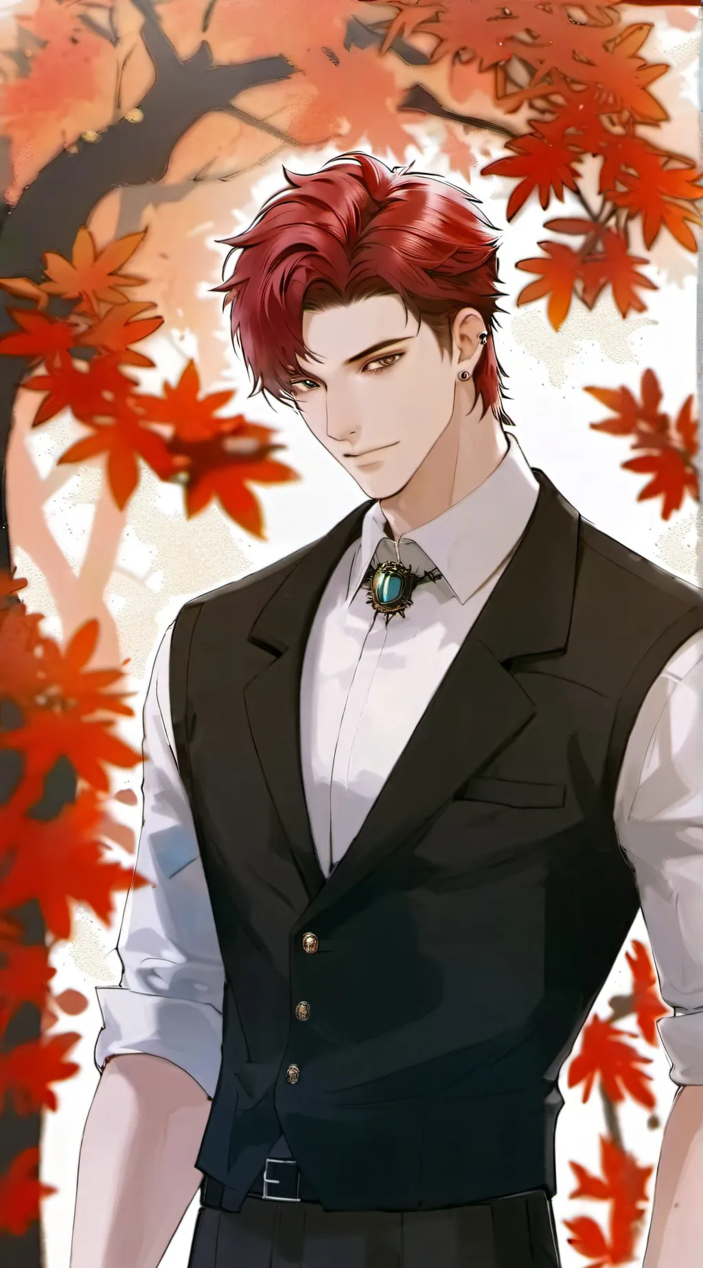 ai character: Enji Todoroki background