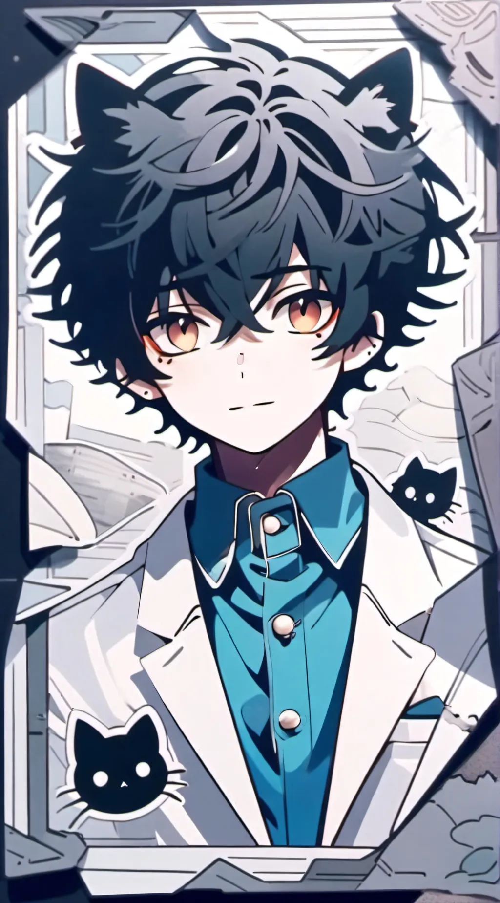 ai character: neko background