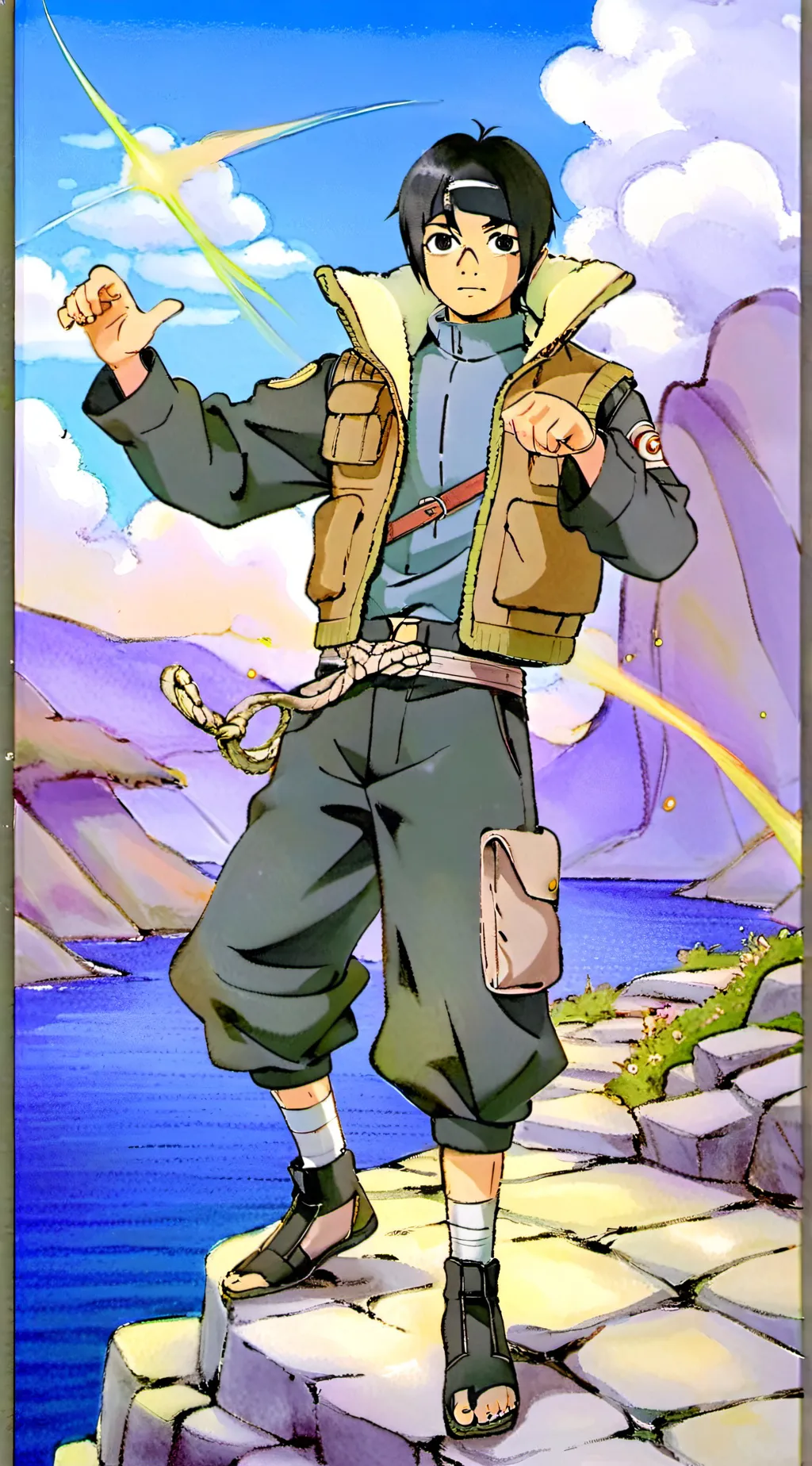 ai character: Rocky lee background