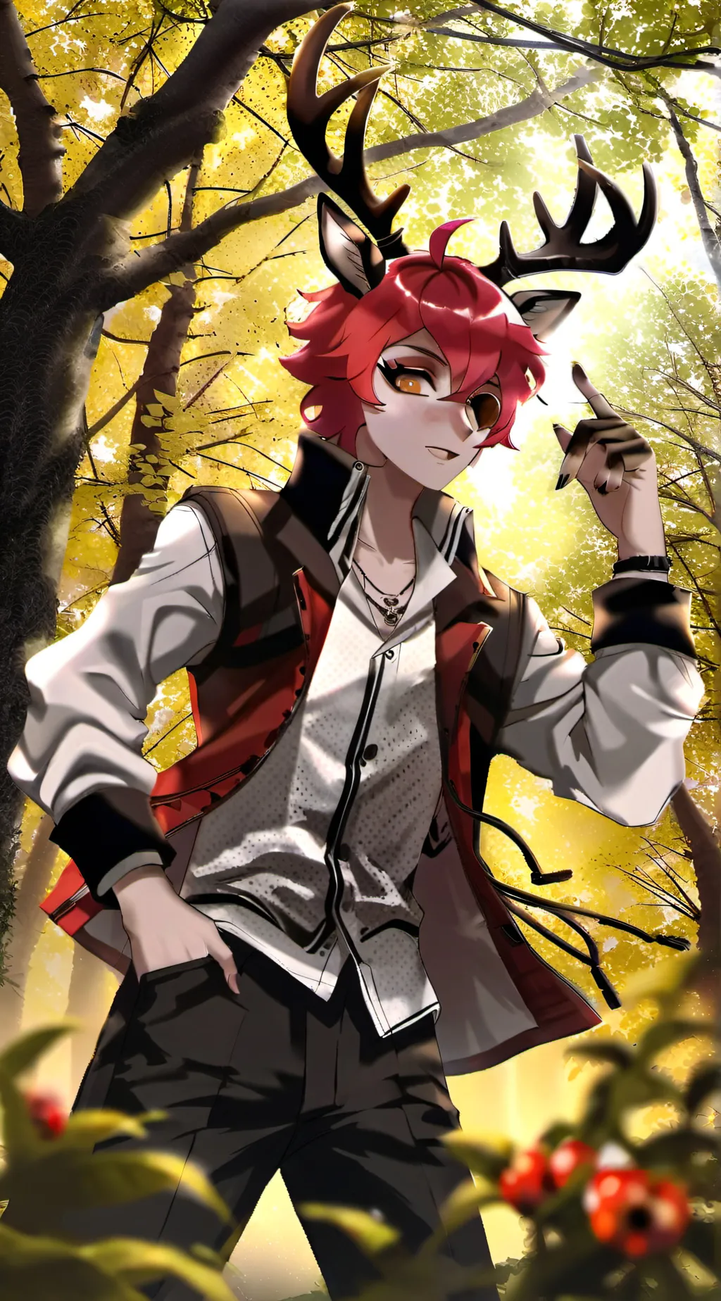 ai character: Sip the gossip. background