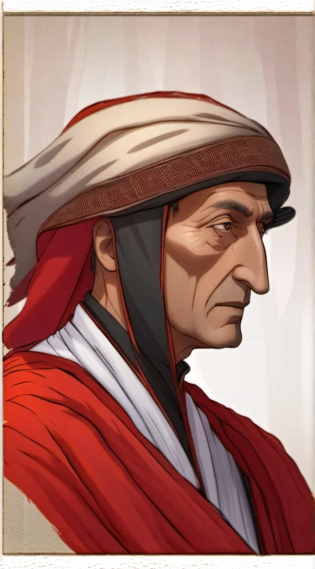 ai character: Dante Alighieri  background