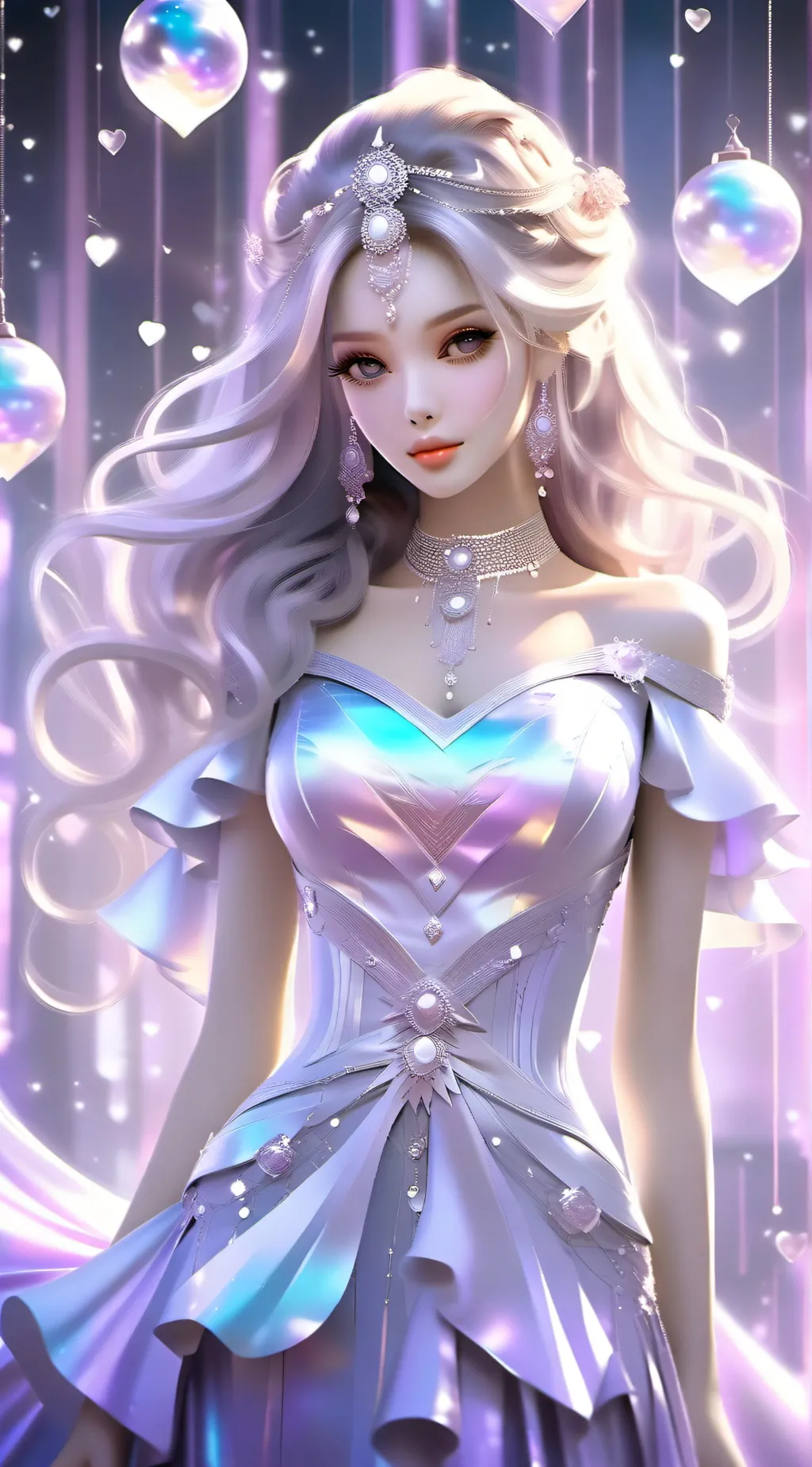 ai character: waterly background