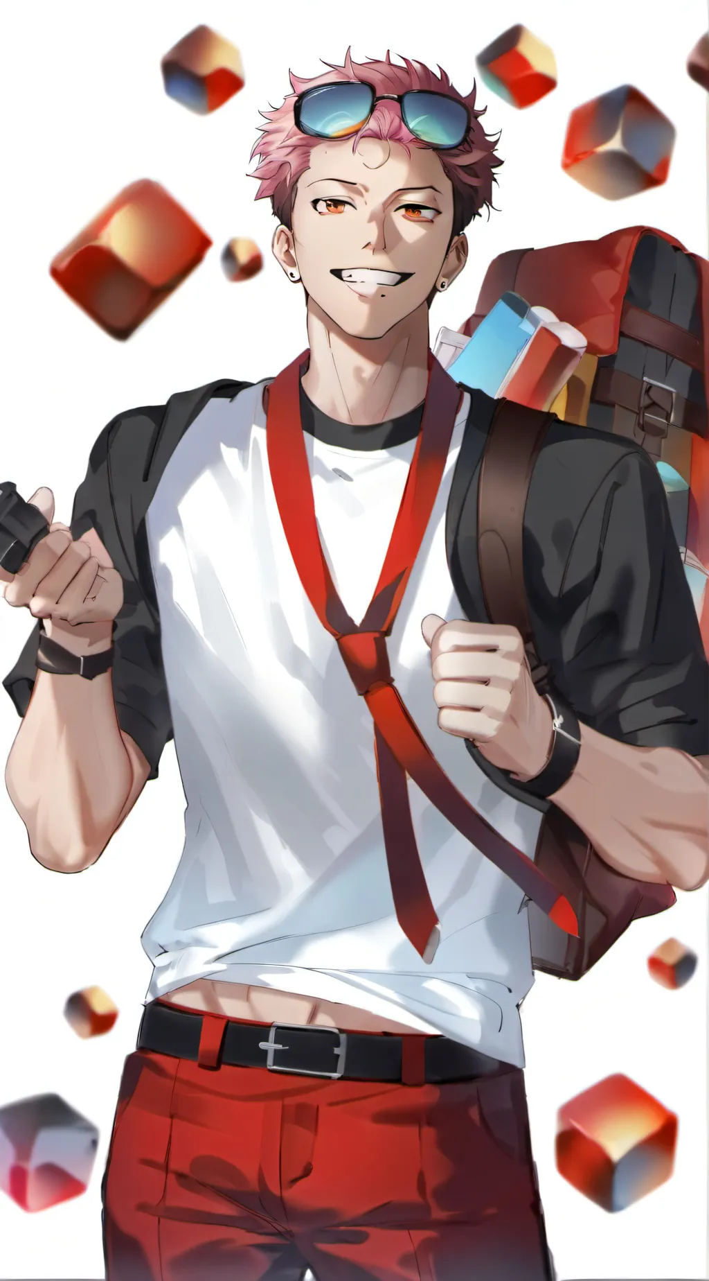 ai character: sukuna  background