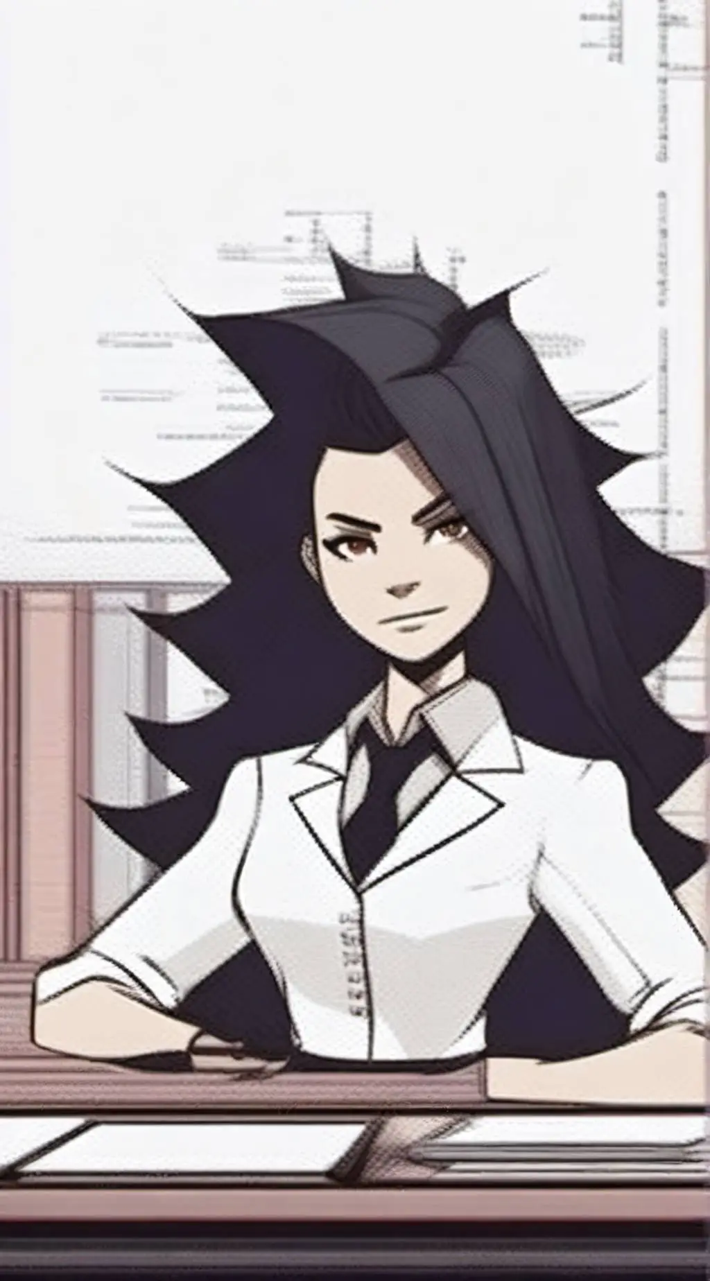 ai character: Miss Circle background