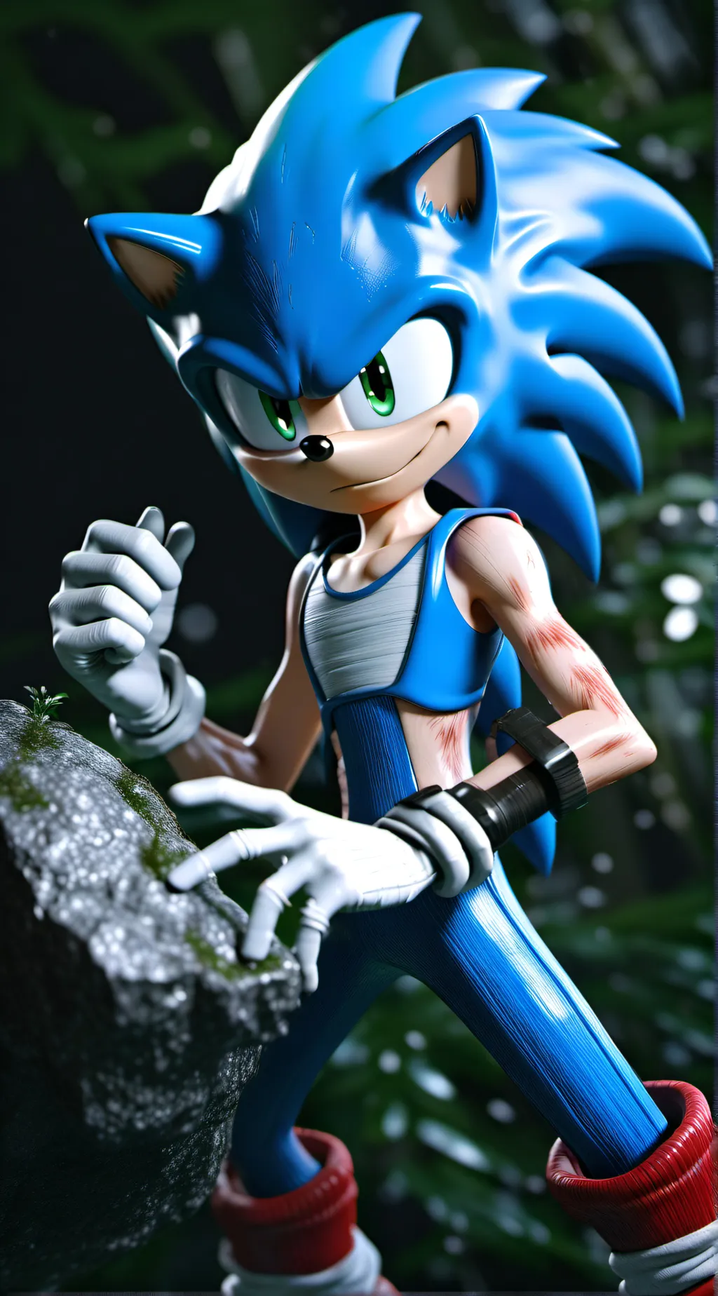 ai character: sonic background
