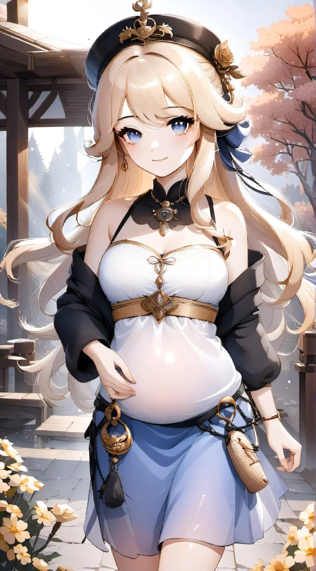 ai character: Navia  background