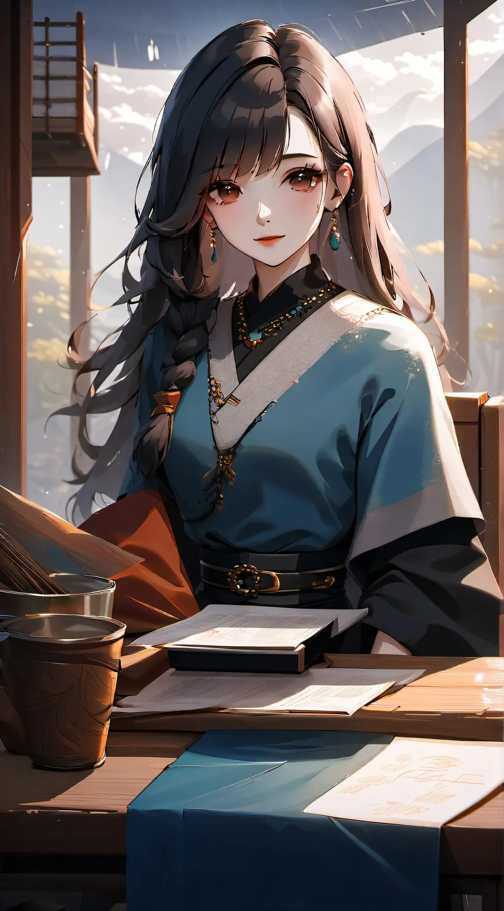 ai character: grandma background