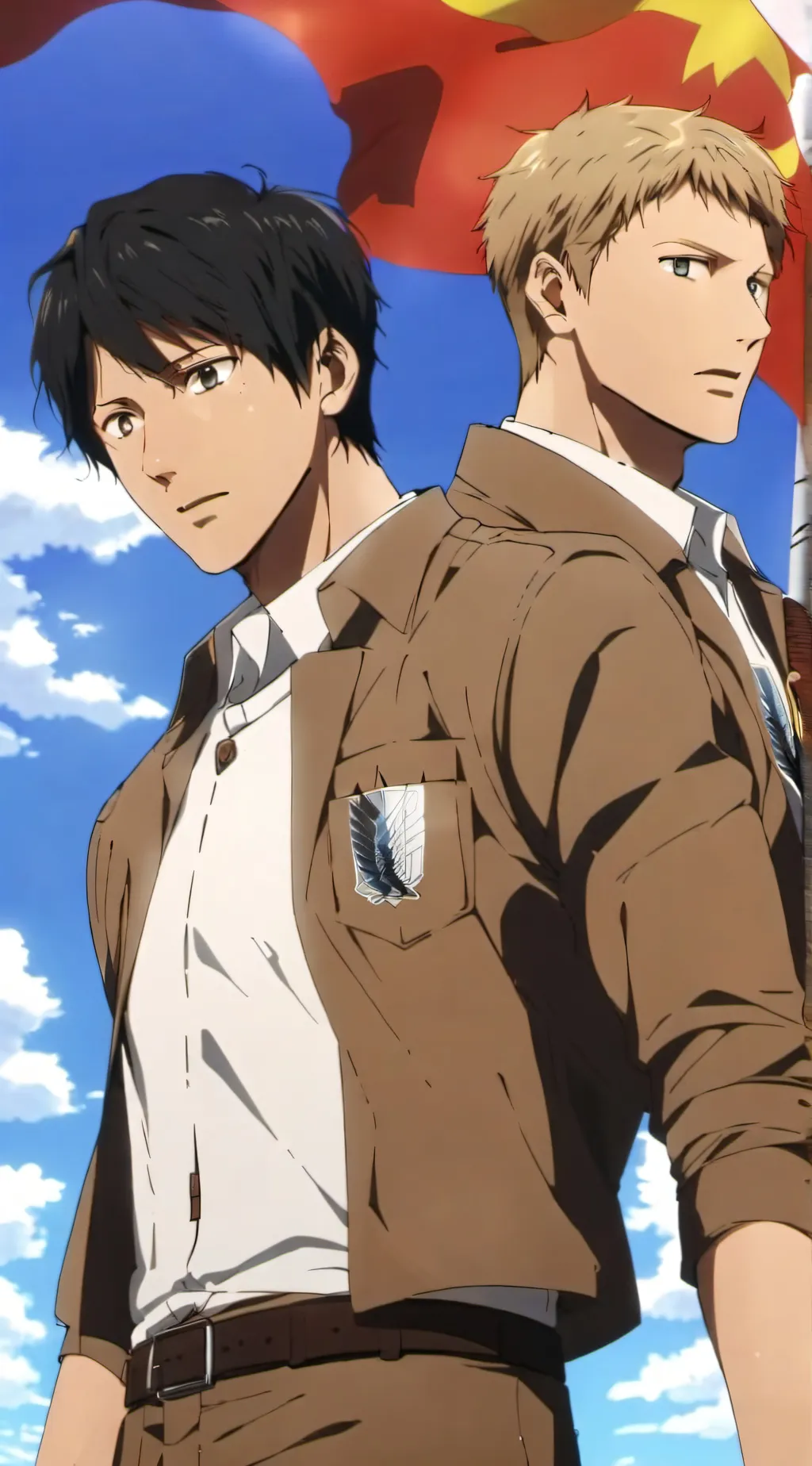 ai character: Reiner/Bertholdt  background