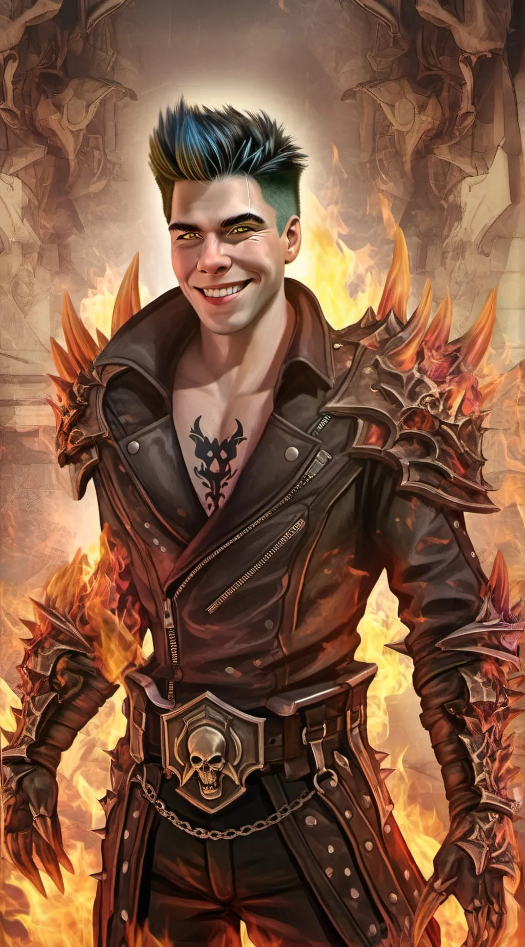 ai character: Brendan  background