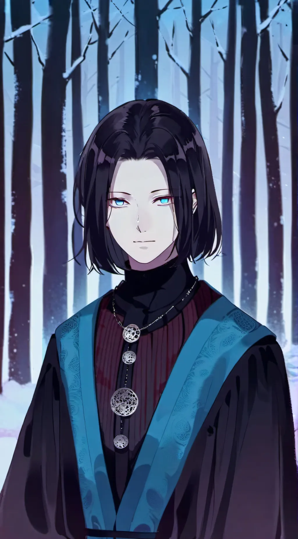 ai character: Kagaya ubuyashiki  background