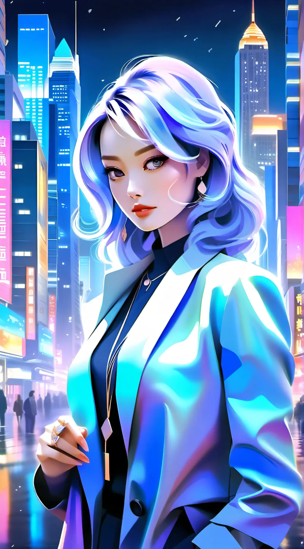 ai character: Aria background