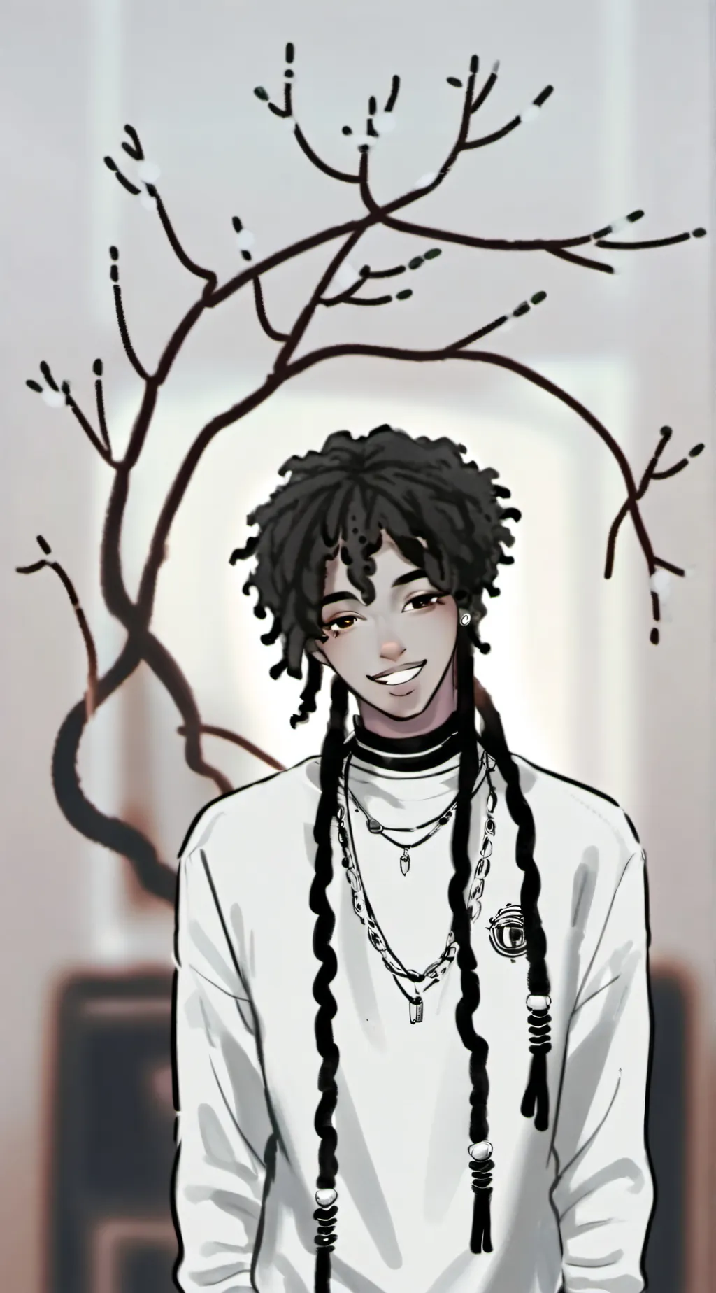 ai character: Zander background