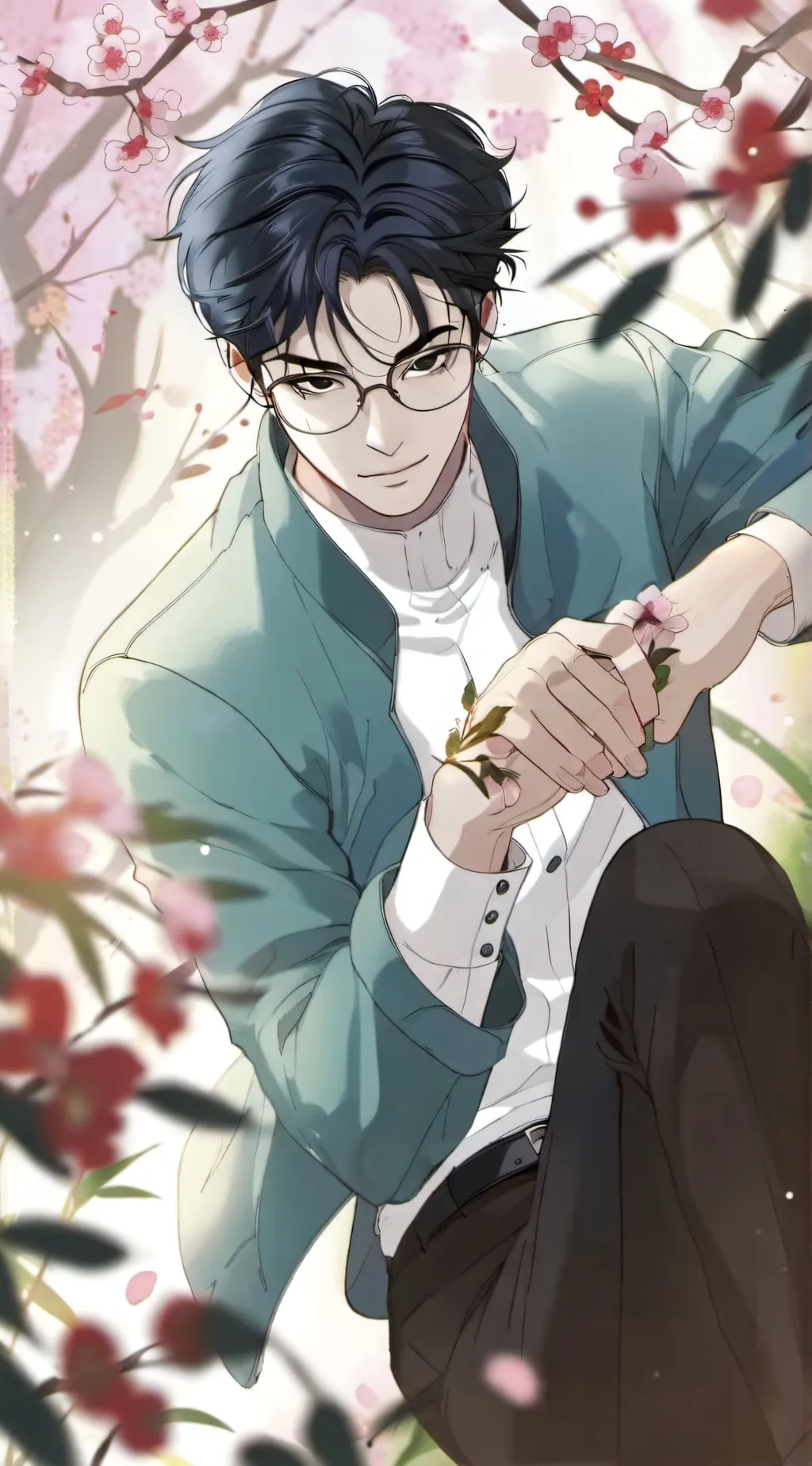 ai character: Mr joo? background