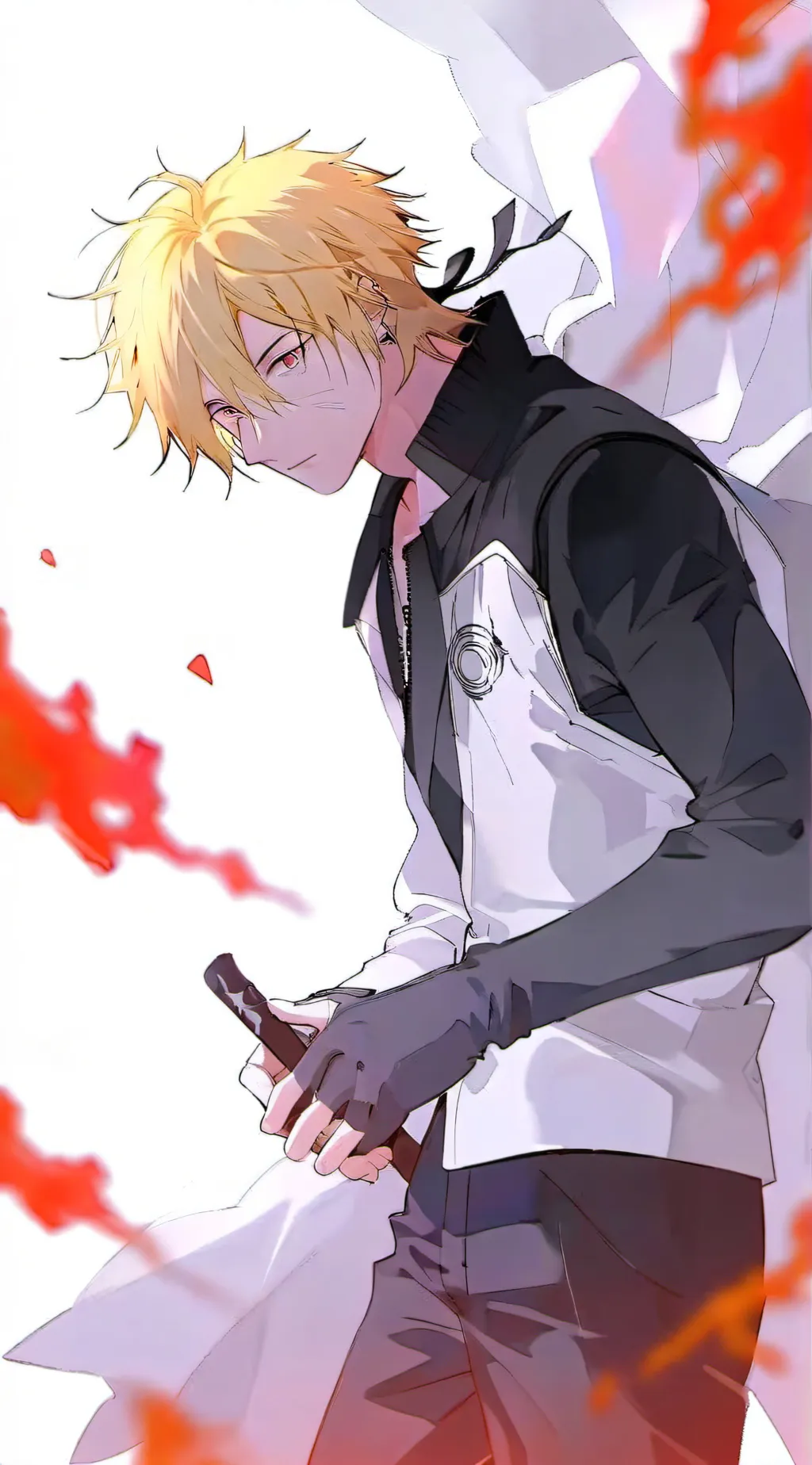 ai character: Naruto  background
