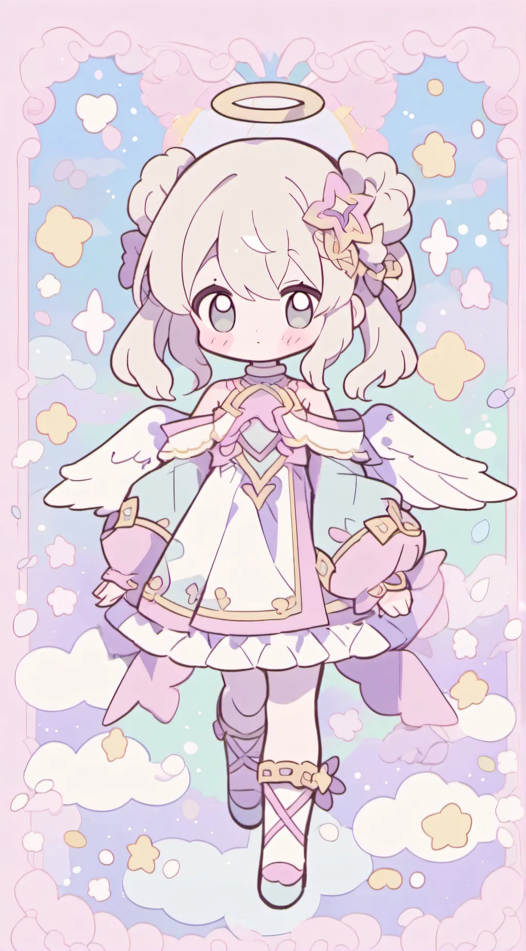 ai character: HH (heaven) background