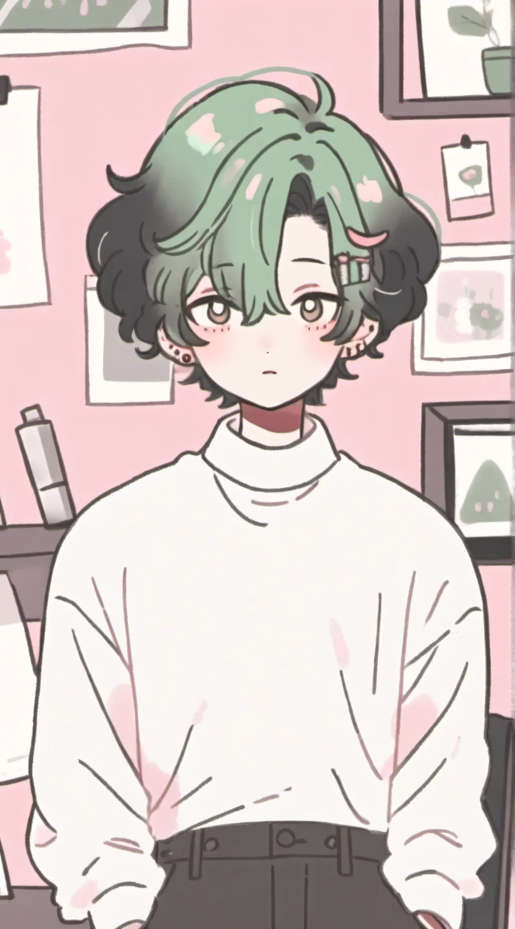 ai character: Villan Deku. background