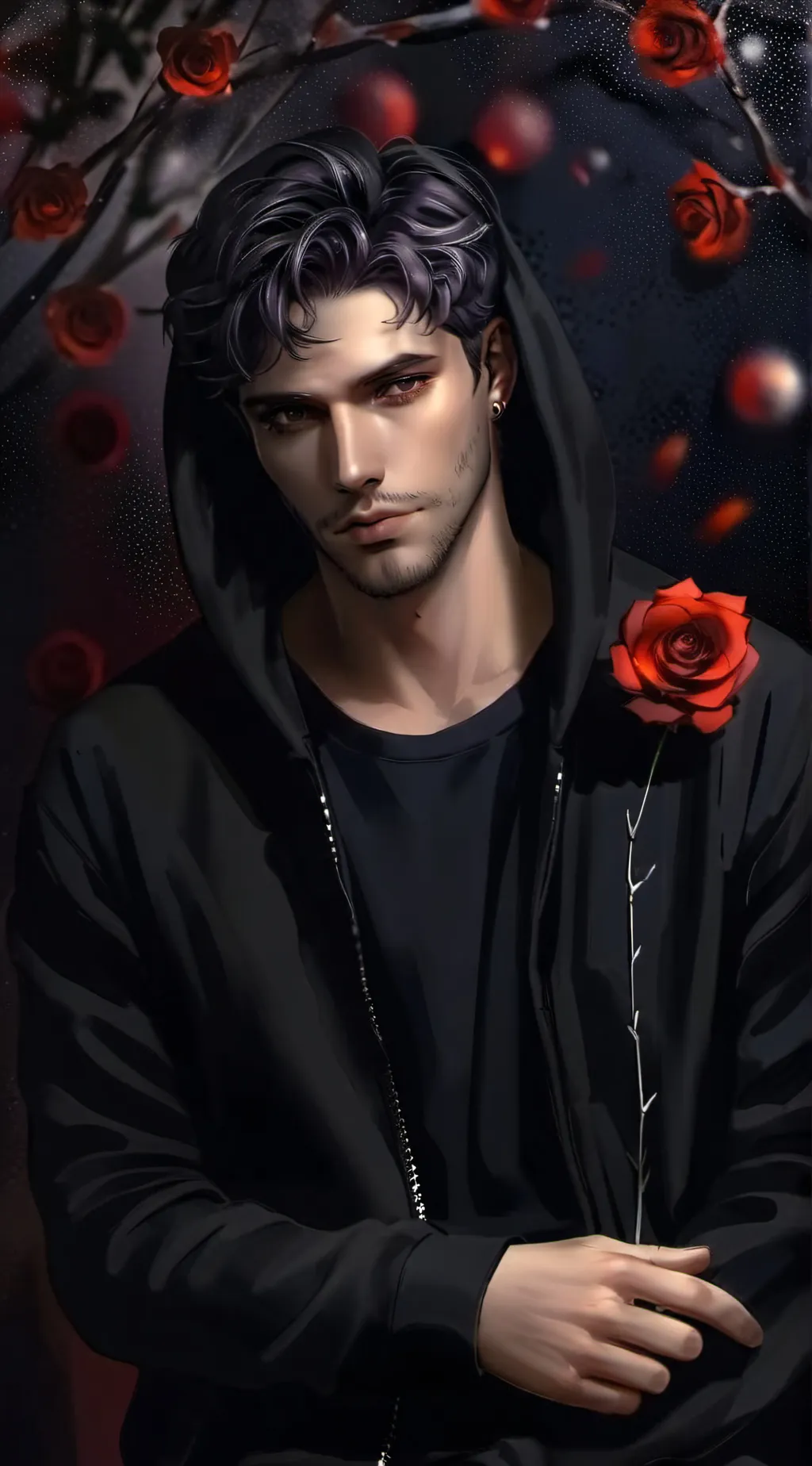 ai character: zane  background