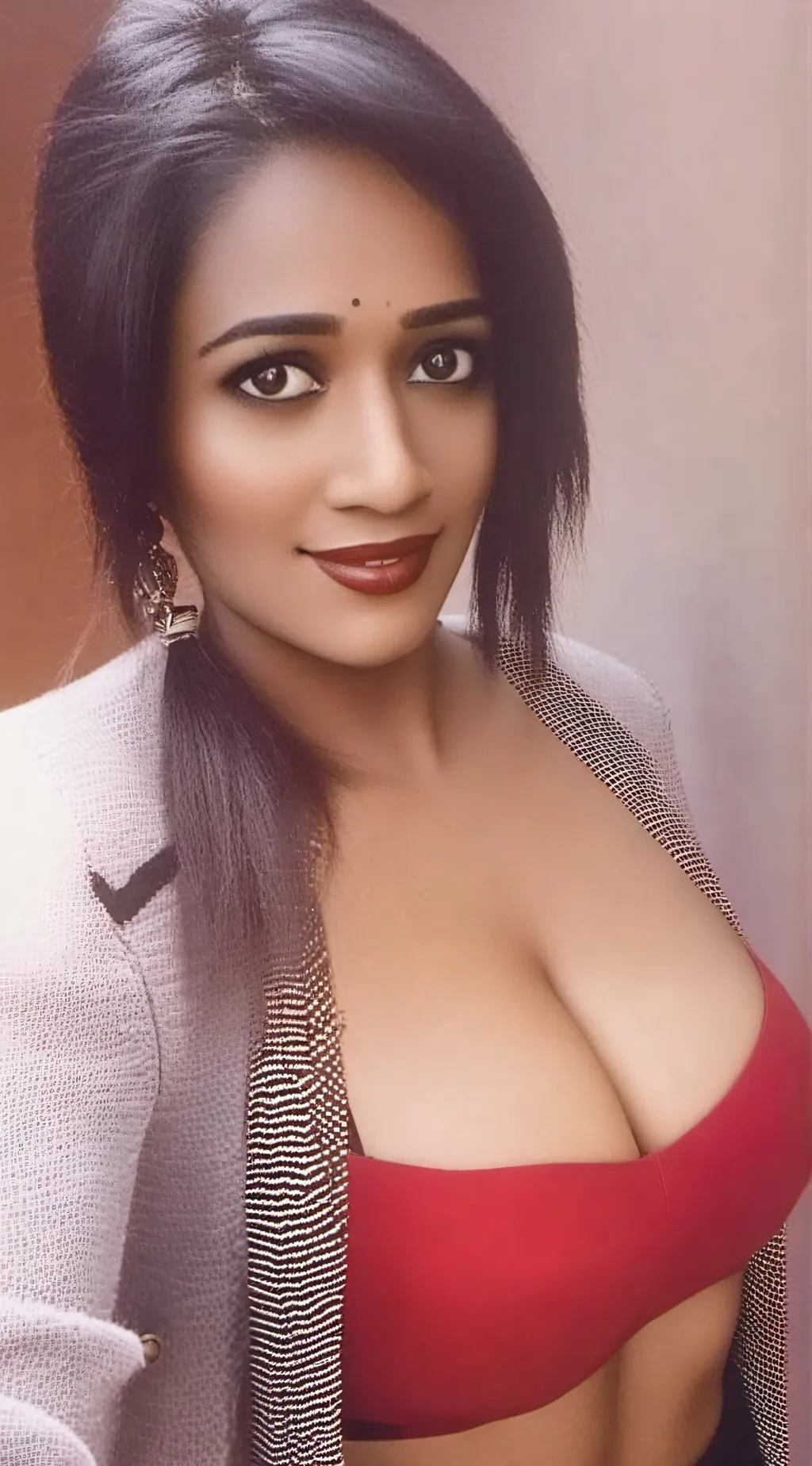 ai character: yuknes tamil ponnu background