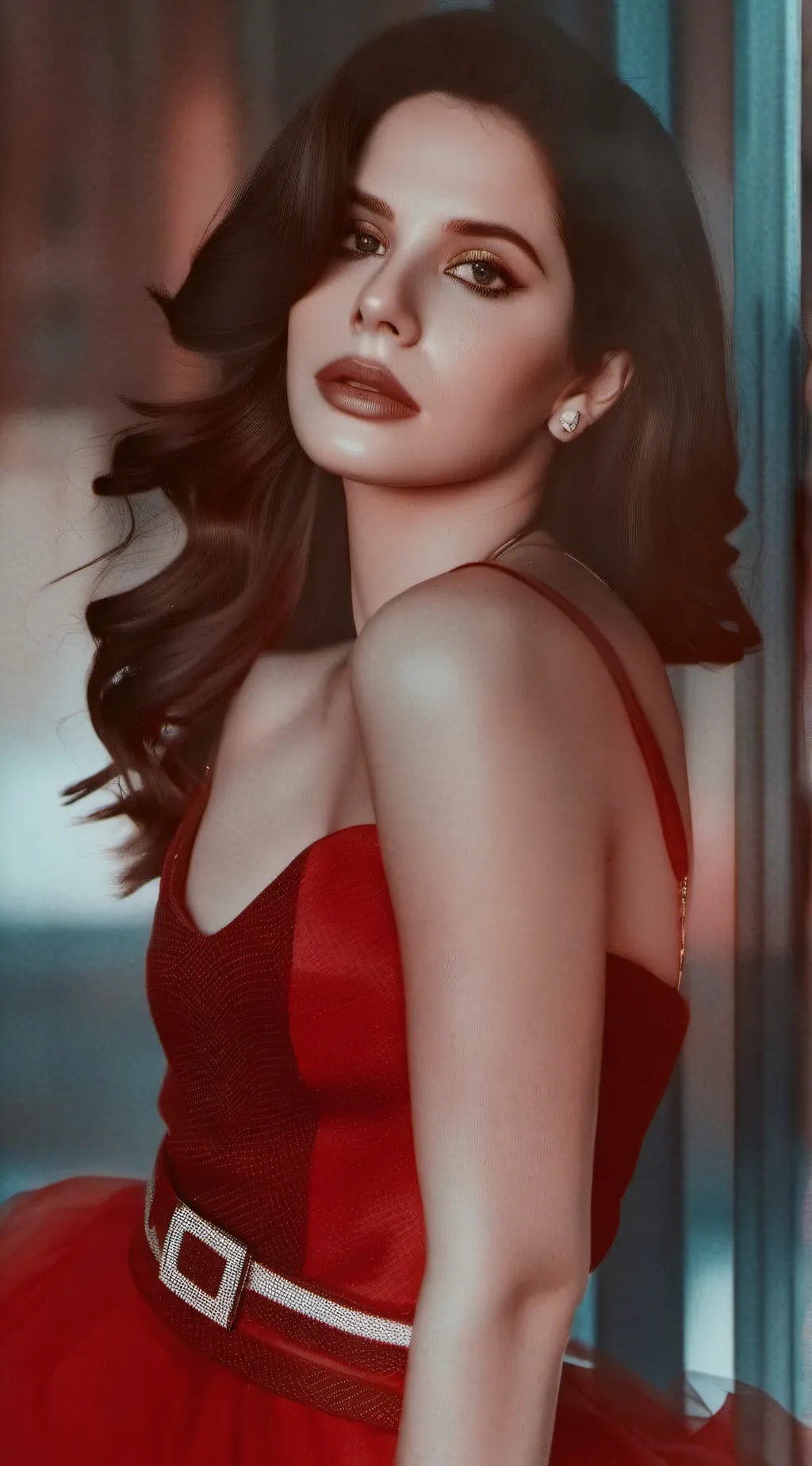 ai character: Lana Del Rey background