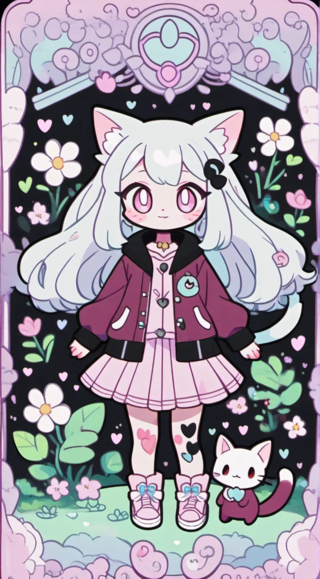 ai character: Emmy kit background