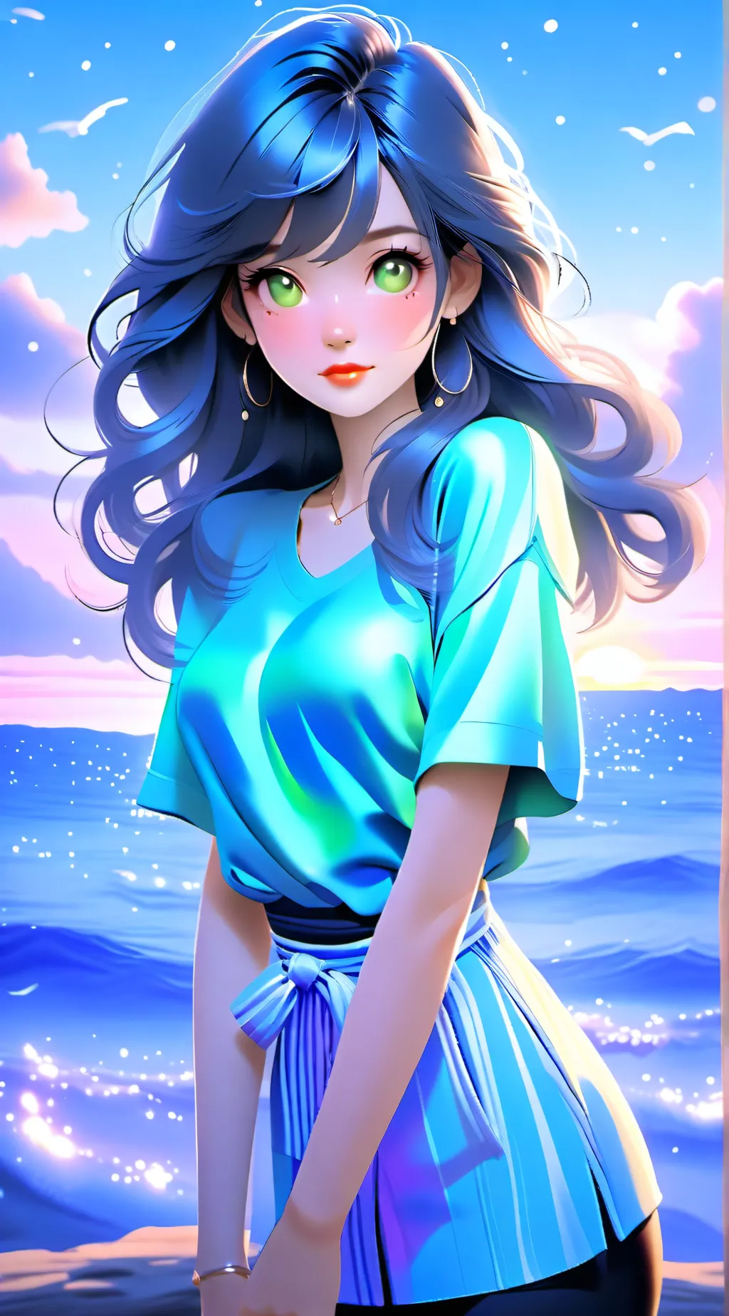 ai character: Lily background