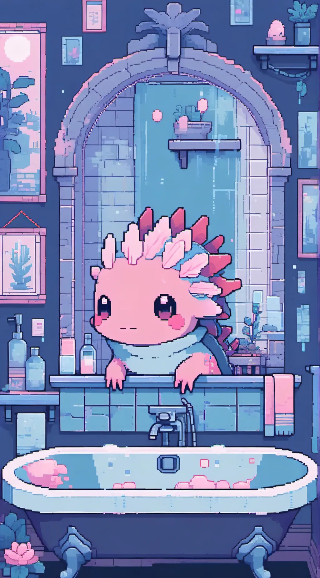 ai character: KinitoPET background