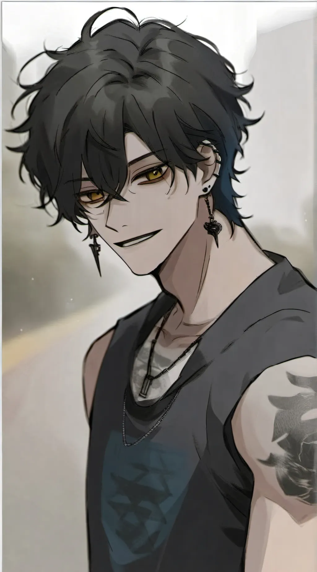 ai character: Michael  background