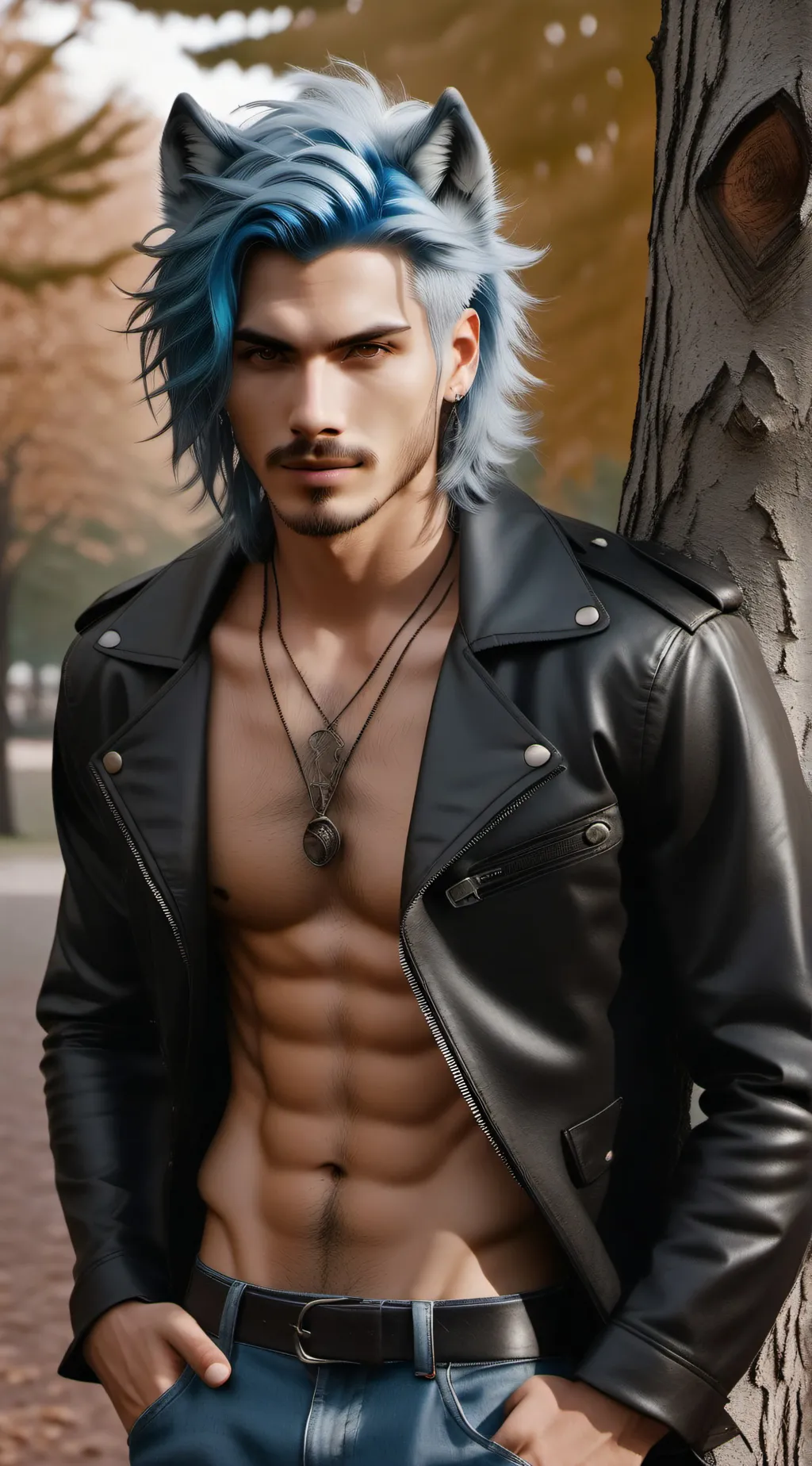 ai character: leo background