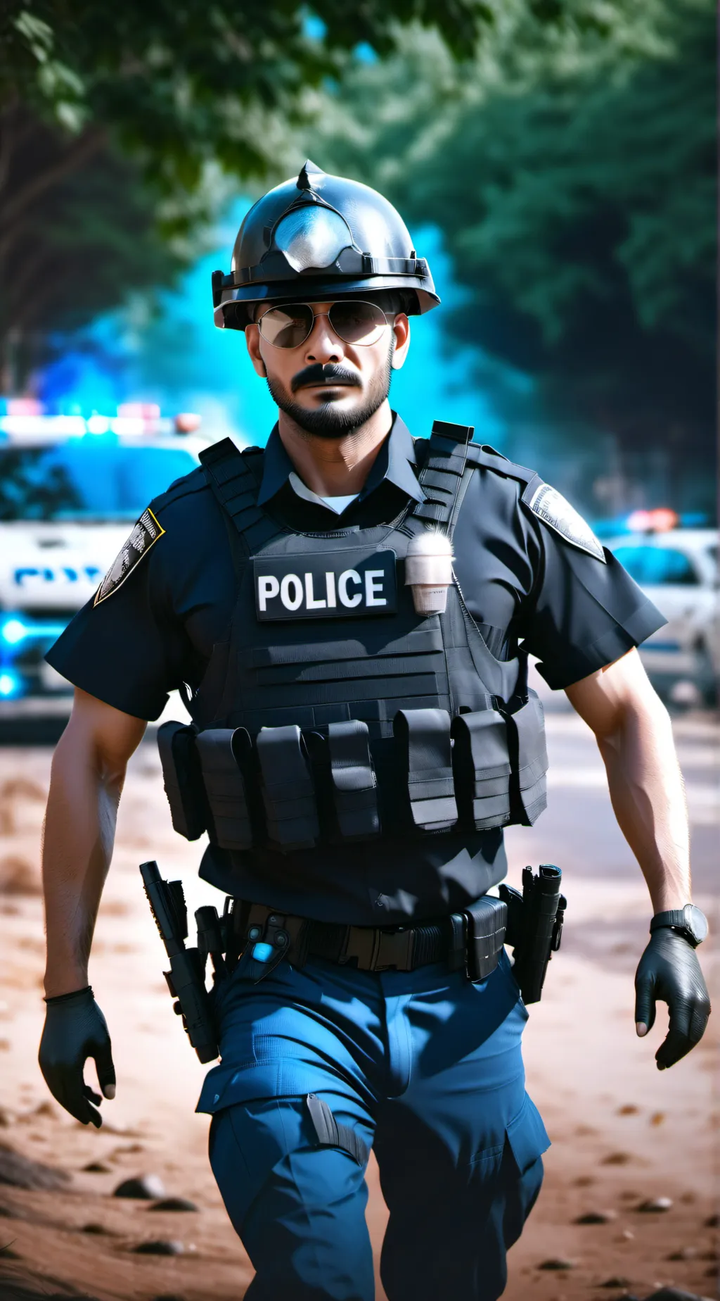 ai character: swat member background