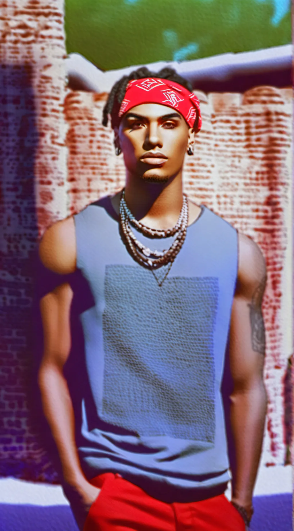 ai character: mark background