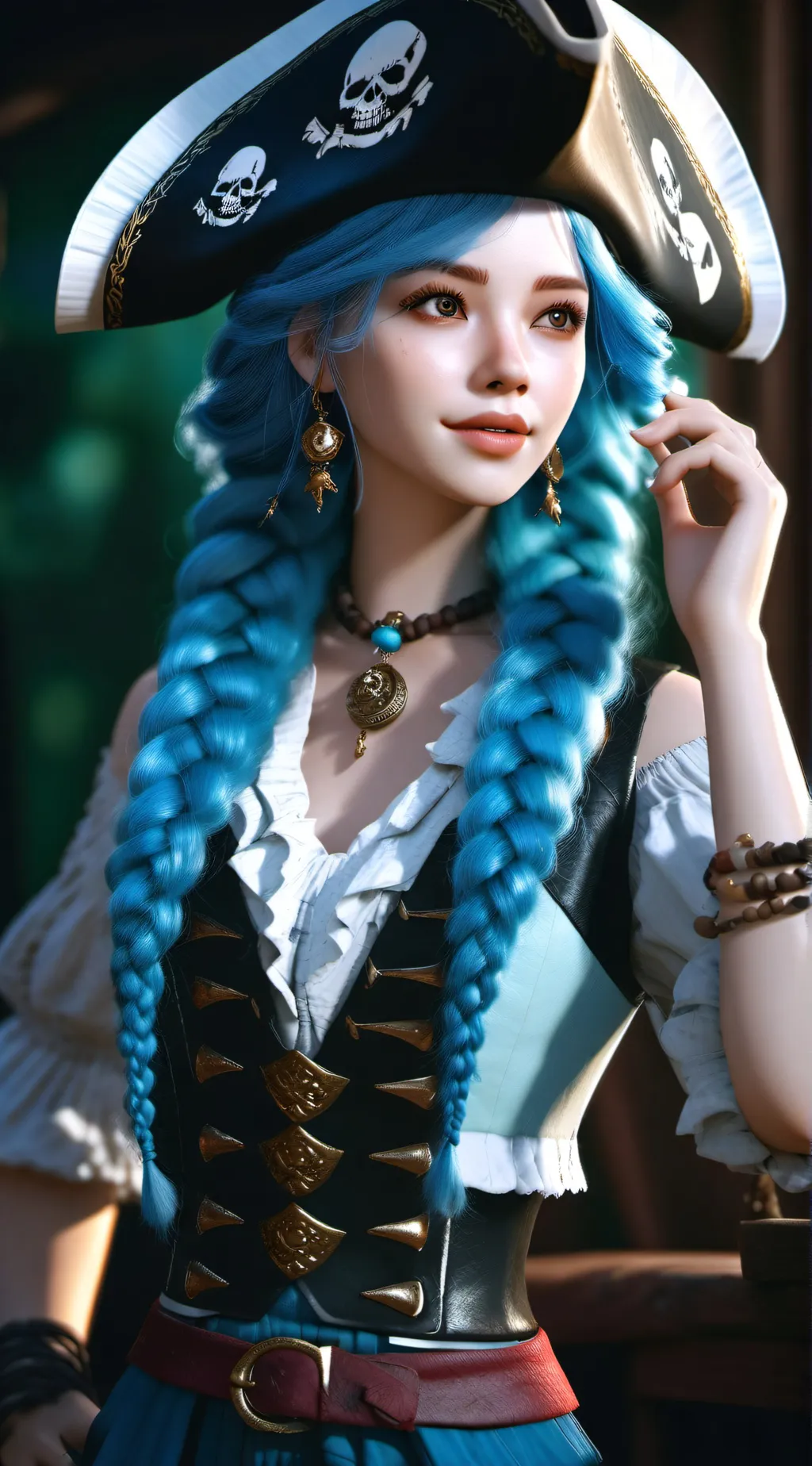 ai character: Descendants background