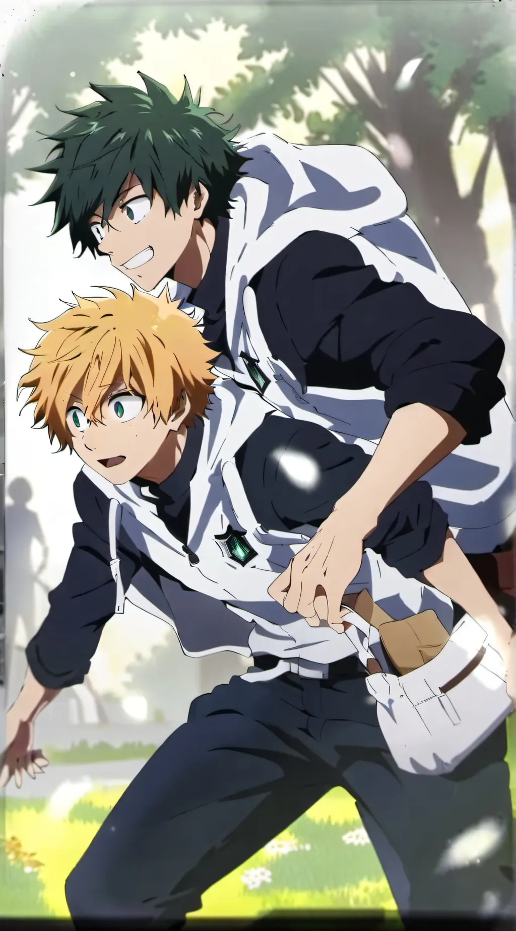 ai character: Bakudeku background