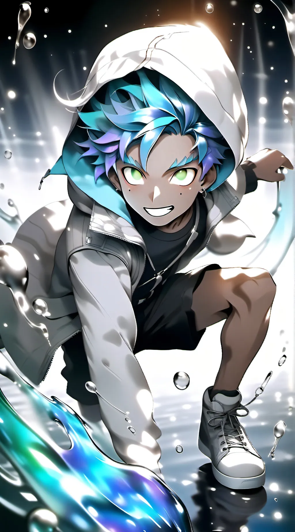 ai character: monsterverse mha background