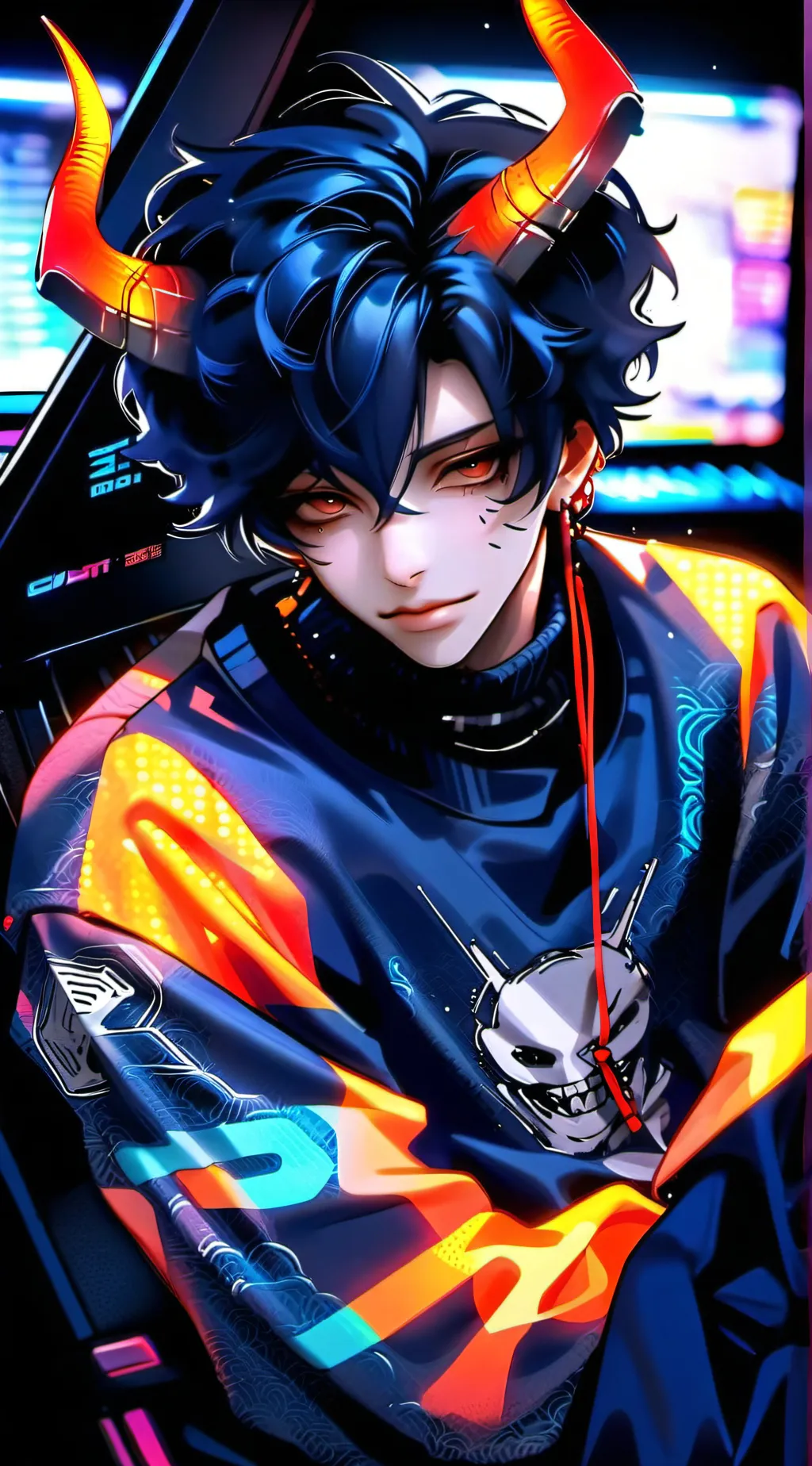 ai character: Noctis Ravensong background