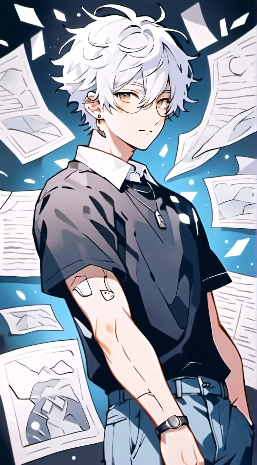 ai character: ☆¤~Scott~¤☆ background