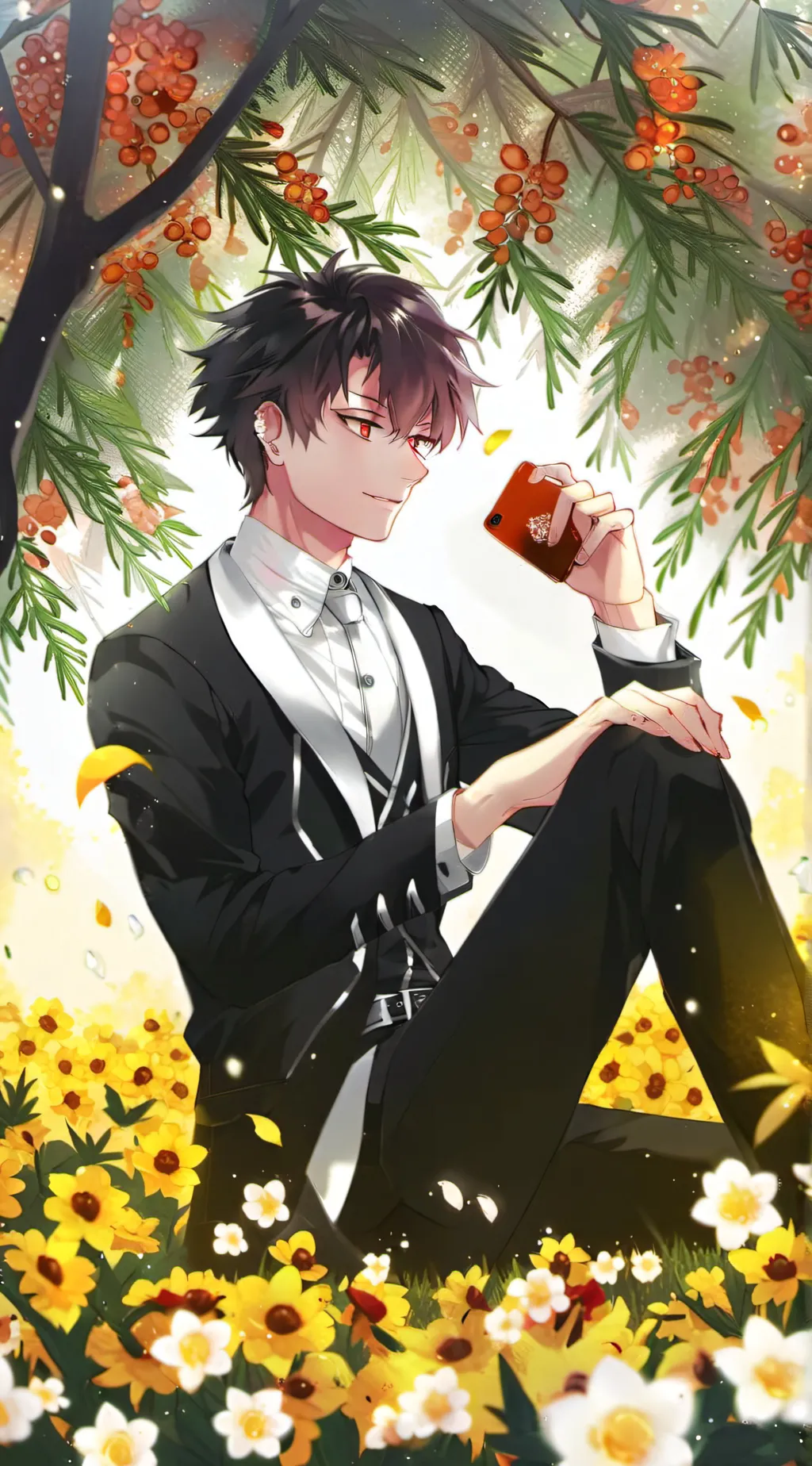 ai character: Camp trip  background