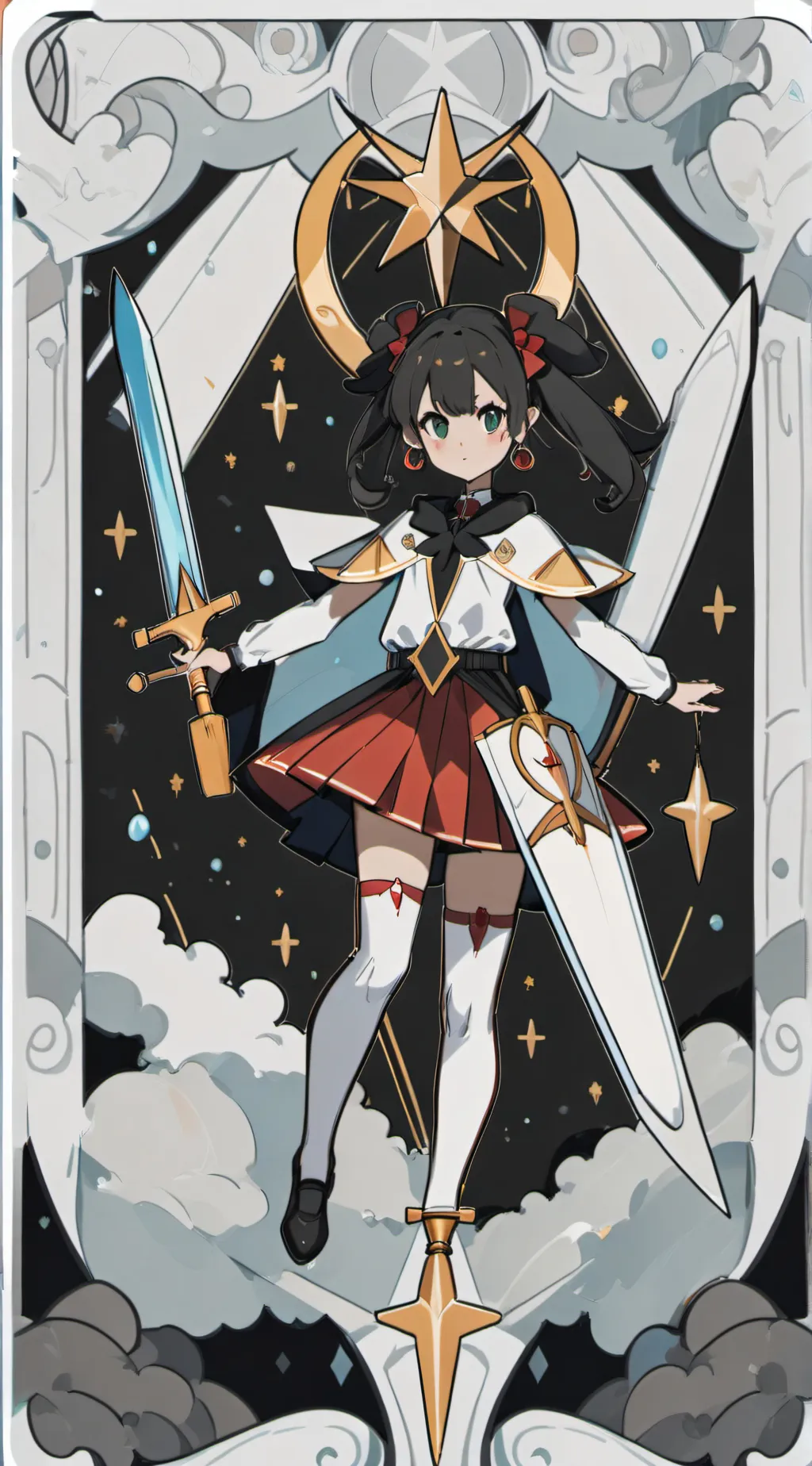 ai character: Magical Girl! background