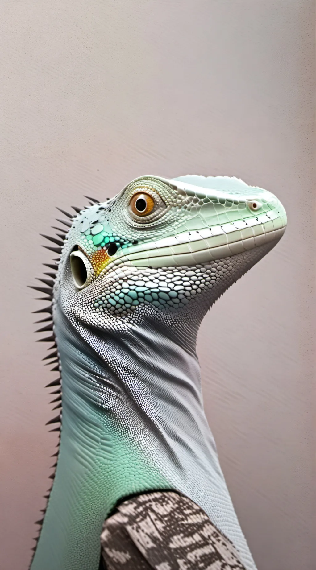 ai character: lizard background