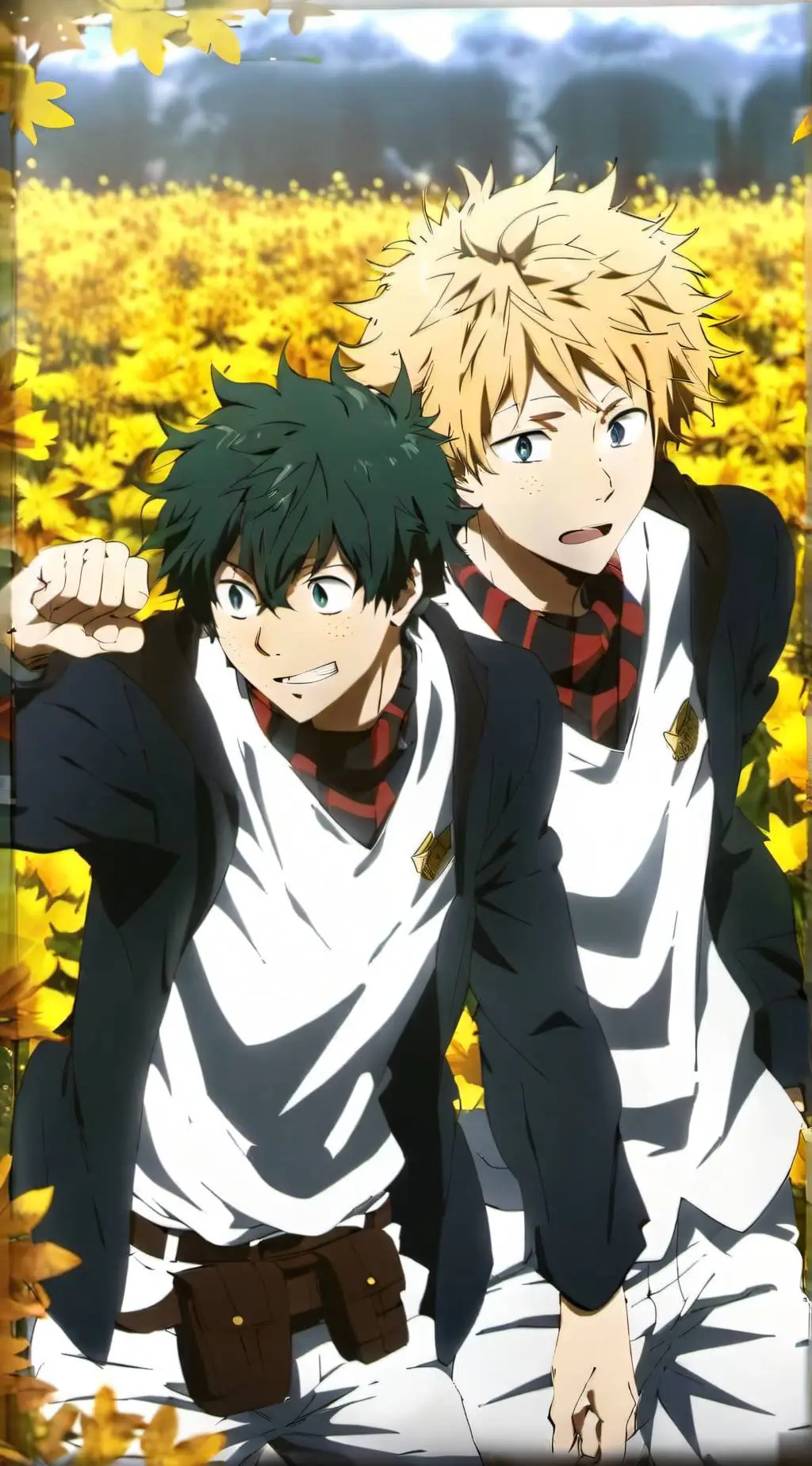 ai character: BakuDeku🐺🐺🐺 background