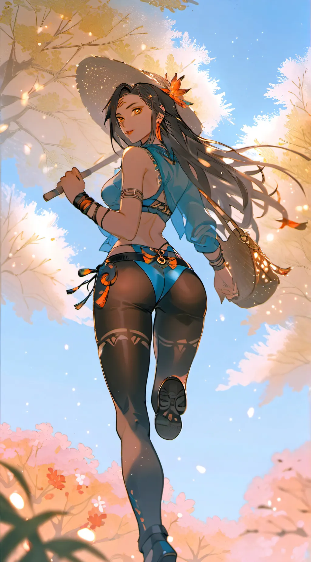 ai character: Rose background