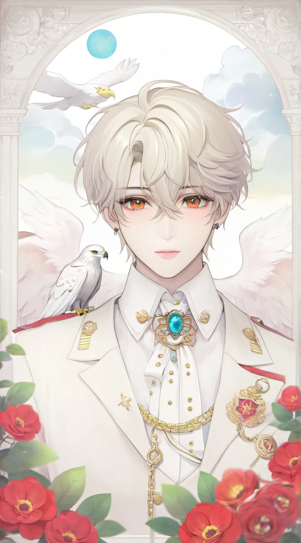 ai character: Hawks and Endeavor background