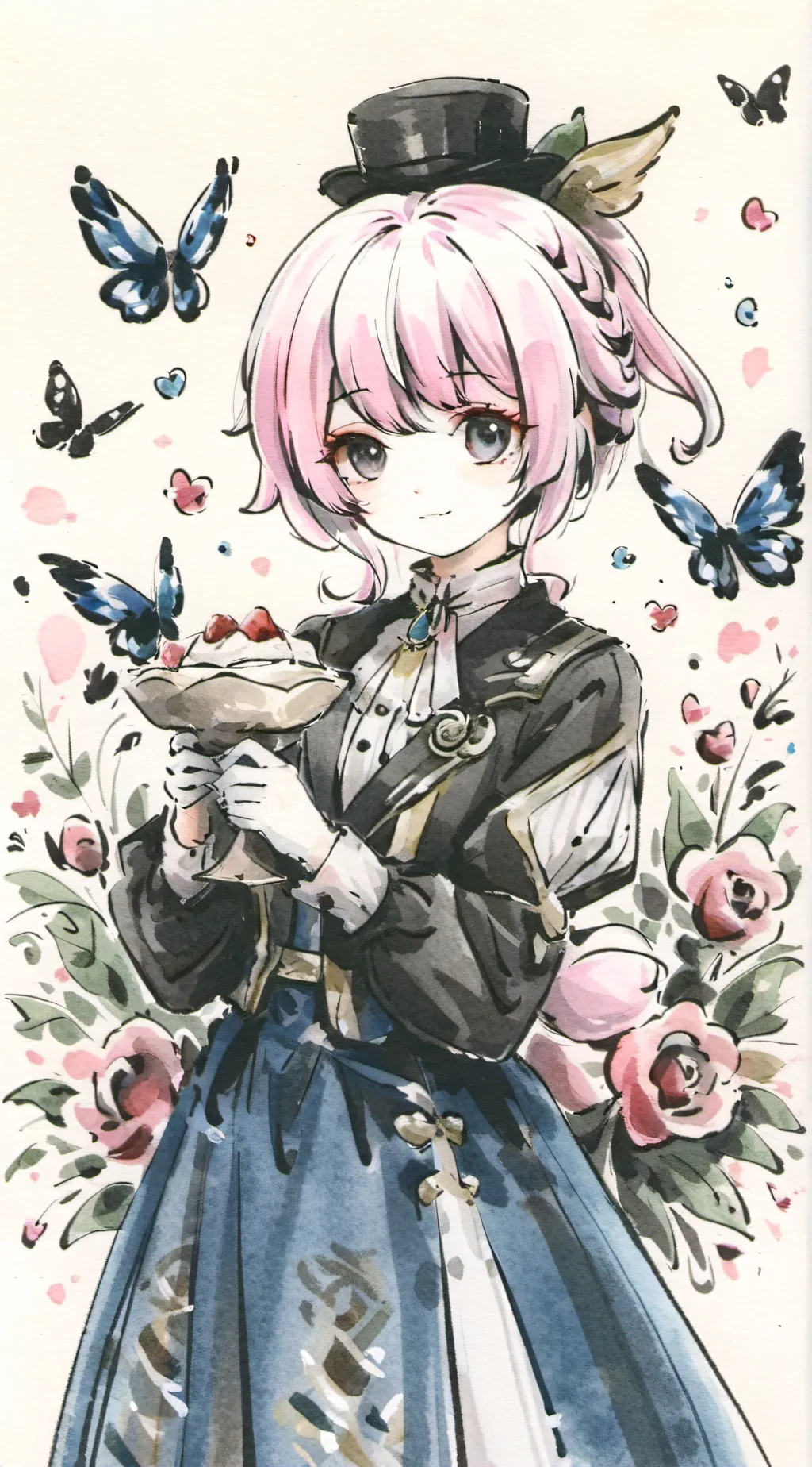 ai character: diamend hd background