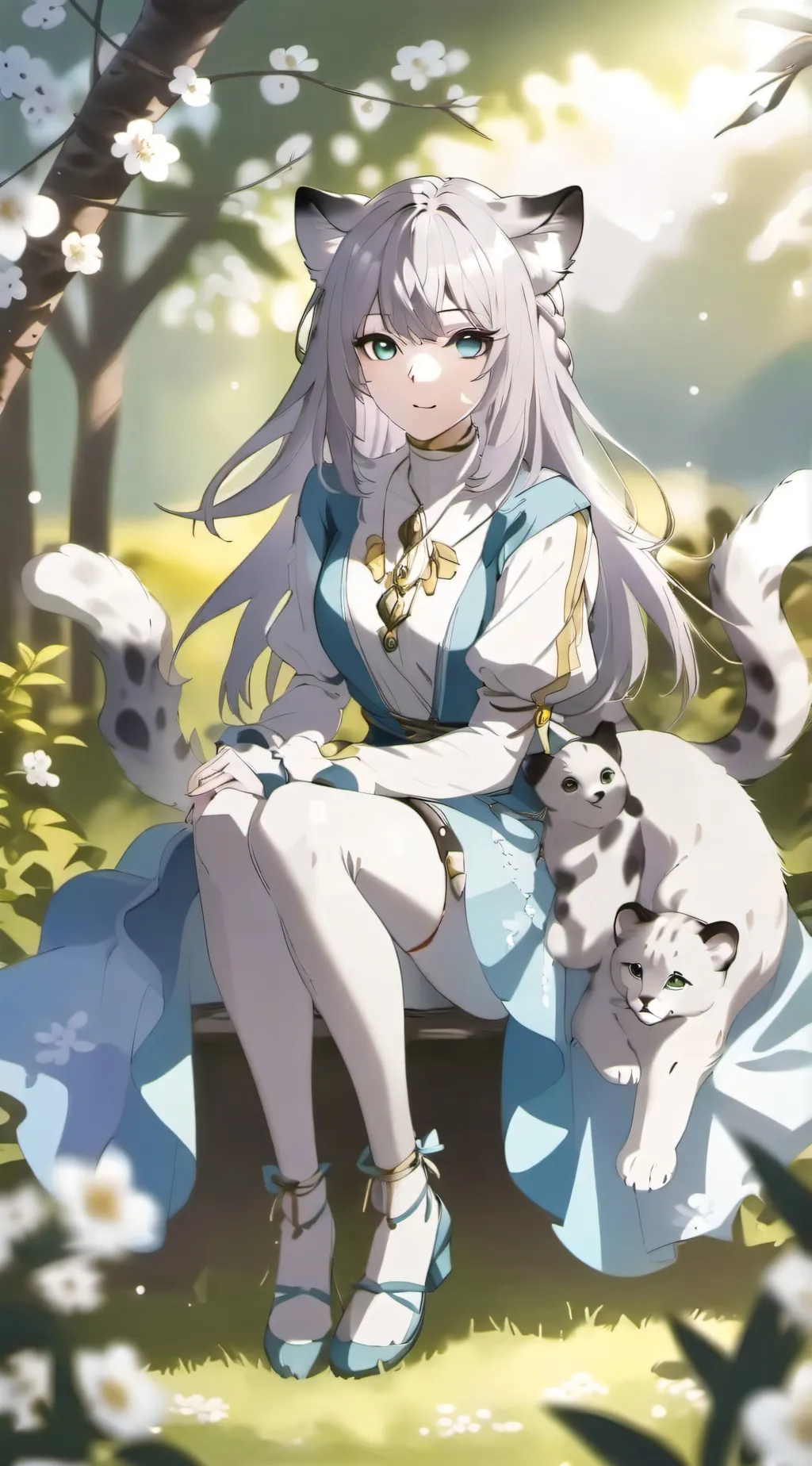 ai character: lily  background