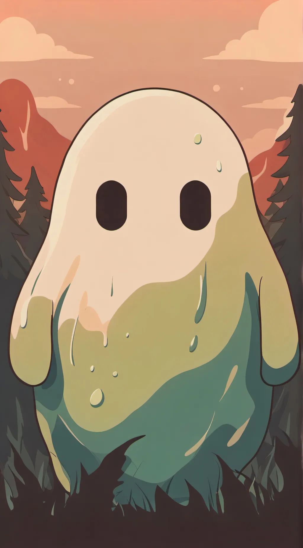 ai character: "goo pudding" background