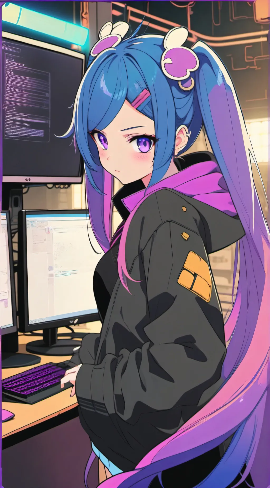 ai character: Zendaya background